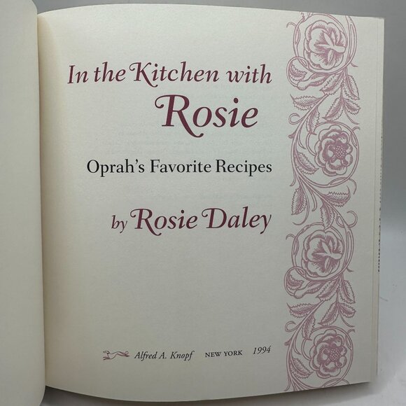 In The Kitchen With Rosie Oprahs Favorite Recipes Hardcover First Edition - Picture 3 of 5